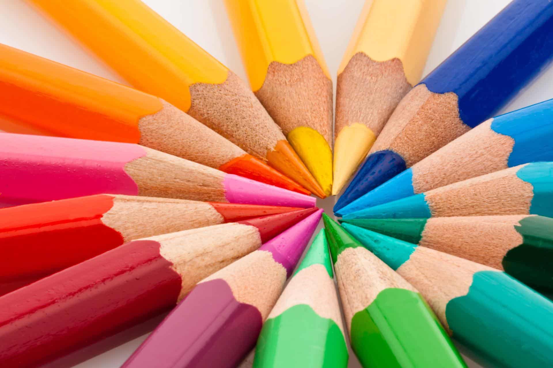 Colouring Pencil Circle