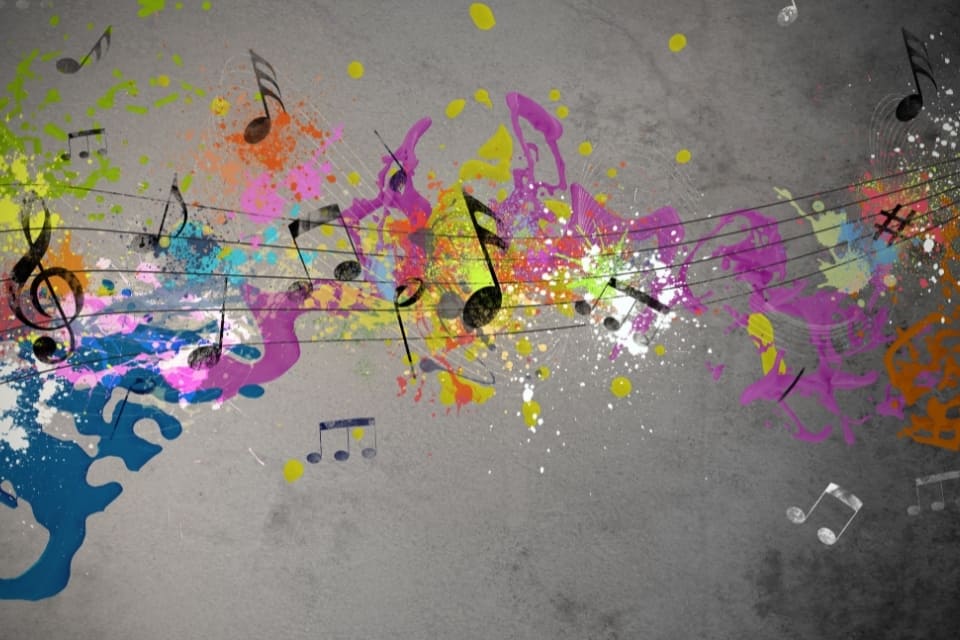 Paint Splattered Score