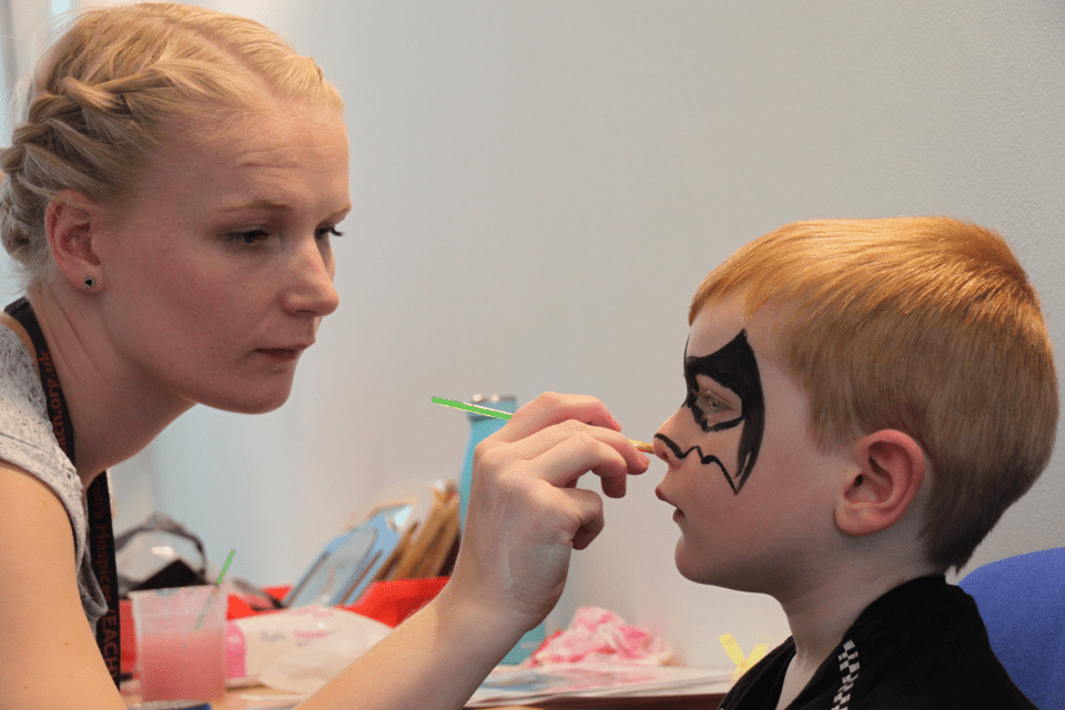 Face painting fun