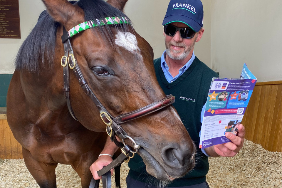EACH Ambassador, Frankel, enjoying our latest edition of Footprints!