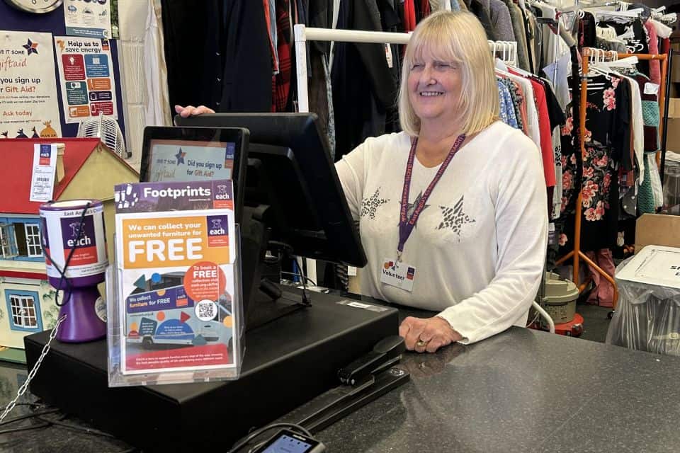 Shop Volunteer At Till